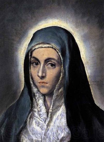 GRECO, El The Virgin Mary Spain oil painting art